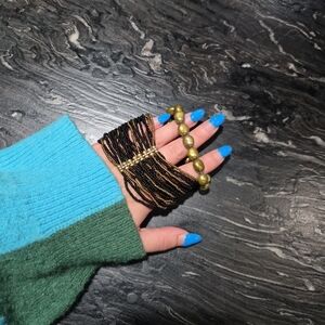 Vintage Bracelet Bundle Freshwater Pearls Seed Beads Gold Black Y2K ✨️💫